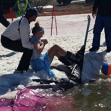 Pond Skim Fail!?!! Nordic will have a mini pond tomorrow March 30th in addition to Grand Pond! Costume contest, Free face painting, Tshirts fun games.